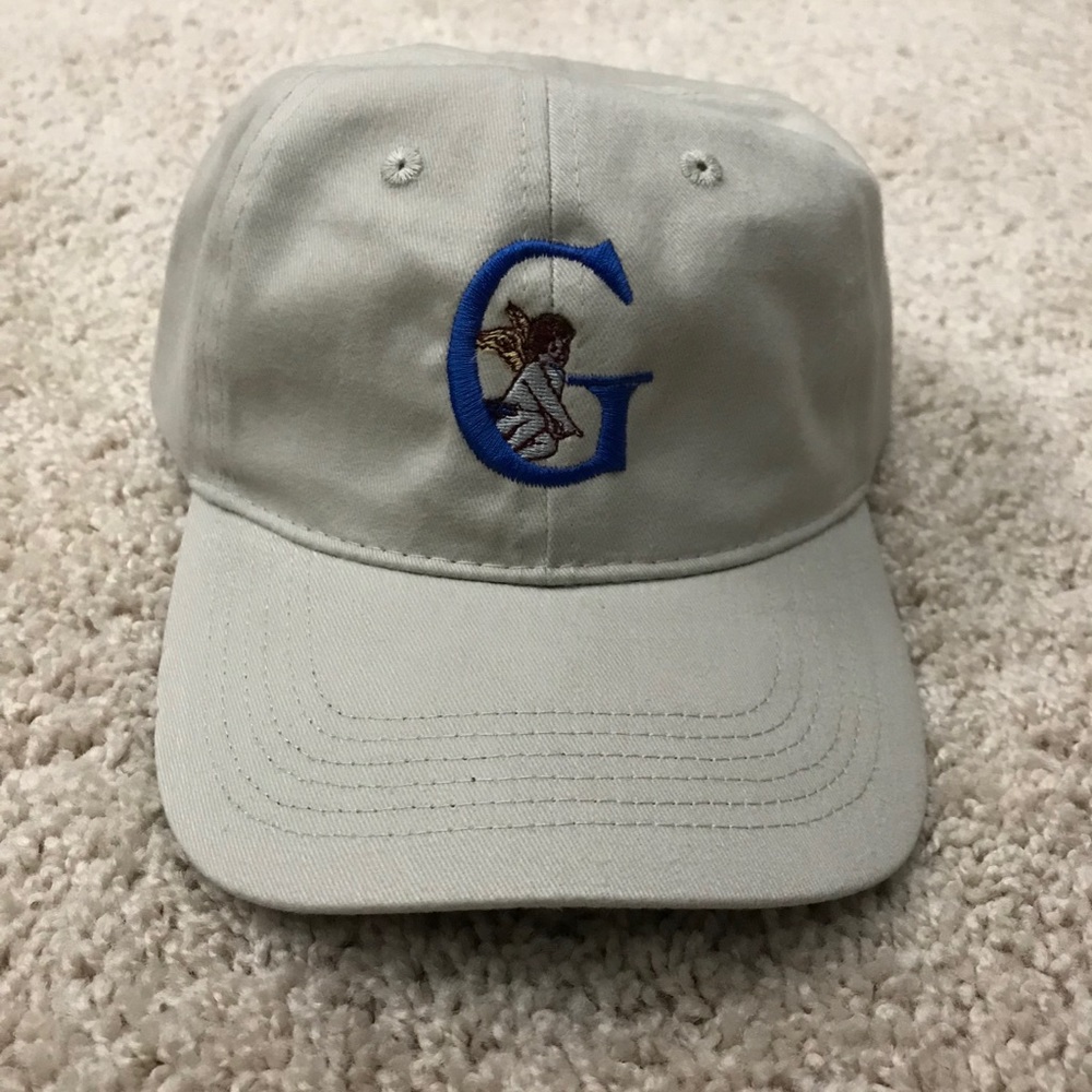 Initial with angel..Dad Style hat